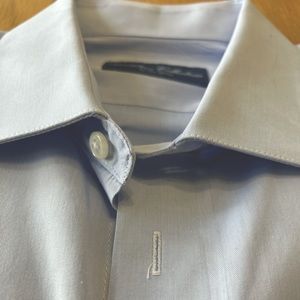 Tom James Executive Collection pale blue button down